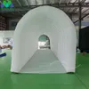 Venda por atacado venda quente branco grande inflável tenda túnel led para festa evento esportivo entrada túnel promoção ao ar livre