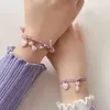 Bracelets Fashion Magnetic Heart Couple Rope Bracelet for Women Men Cat Handmade Jewelry Paired Match Gift R230614