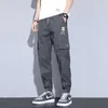 Pantaloni da uomo Abbigliamento da uomo Pantaloni sportivi estivi da uomo Malbon Golf Tinta unita sottile Streetwear Bavaglino largo Pantaloni dritti Abiti da lavoro