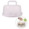 Present Wrap Clear Plastic Organizer Bins Food Crisper Cake Packaging Boxes Container Travel