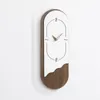 Wall Clocks Acrylic Aesthetic Clock Large Silent Unique Automatic Office Modern Watch Design Reloj De Pared Room Decorations
