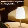 Lampes de table 1.5w lampe à led télécommande sans fil rechargeable chambre chevet tactile contrôle veilleuse