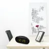 Floor Clocks 220V EU Plug AM FM Dual Frequency Radio Alarm Clock Digital LED Luminous Snooze Electronic Home Table 230613