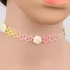 Choker Lady Girl Femmes Vintage Stretch Noir Multi Couleurs Gothique Élastique Colliers Collier