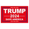 Bannerflaggor 20 Styles Trump 3x5 ft 2024 Reelect Take America Back Flag med mässing GROMMETS PATRIOTIC DROP LEVANELL HEM GARDEN FEST DHMZU