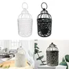 Portacandele Hollow Birdcage Holder Centrotavola Candeliere sospeso vintage Goccia