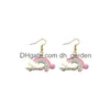 Charm Creative Earring for Women Harts Rainbow Drop Earrings Children Handgjorda smycken DIY presenter Leverans Smtof