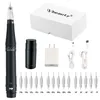 Tatueringsmaskin Mikroblading Set Permanent Make Up Eyeliner Lip Eyebrow Wireless Pen with Cartridge Needles 230614