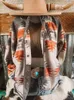 Kurtki damskie gipsylady aztec nadrukowany vintage jesienna zima retro boho kieszanka kieszonkowa kurtka ladies streetwear płaszcz 2xxl