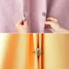 Curtain Poles 105 Par Magnetic Button Nail Free Löstagbart fönster Stäng Magnet Buckle Justering Clip Accessories 230613