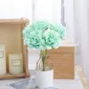 장식용 꽃 5pcs 인공 모란 커피 웨딩 파티 생일 장식 DIY 홈 배열 Dahlia Bouquet Wreath Craft Accessor