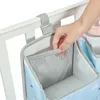 Sängkläder sätter Sunveno Crib Organizer för baby hängande förvaringspåse Kläder Caddy Essentials Diaper Nappy 230613