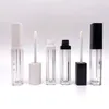 Bouteilles de stockage 20 pièces 6.5ml Tubes de brillant à lèvres vide bouteille de glaçage bricolage conteneur transparent outil de maquillage rechargeable
