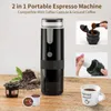 Kaffebryggare Portable Espresso Machine Small Single Serve 50 Cups Maker Compatible med Nespresso för Camping Travel Car Office Home 230613