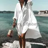 Vestidos casuales Ropa de mujer 2022 Nueva camisa de verano Vestido de playa de gran tamaño Casual Vacaciones Excursión Ropa de playa Dama Impreso Traje de baño Túnicas de playa J230614