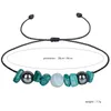 Strand Natural Irregular Chips Beads Bracciale Healing Yoga Quartz Gem Stone Regolabile Donna Uomo Chakra Gioielli