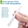 20 Pcs 7mm/8mm Humidifier Filter Cotton Swab Core USB Air Ultrasonic Humidifier Aroma Diffuser Replacement Cotton Sponge Stick
