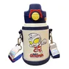 Ultraman Izolacja dla dzieci Puchar chłopców z słomy 316 Klasa spożywcza Szkoła Specjalna butelka do wody