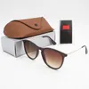 1 peça de óculos de sol fashion designertowrdpar óculos de sol designer masculino feminino caixa marrom armação de metal preta lente escura de 50mm
