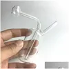 Smoking Pipes Mini 4 Inch Glass Oil Burner Bong All In One New Recycler Rigs Clear Thick For Drop Delivery Home Garden Household Sun Dhfpz