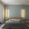 Candeeiro de parede Nordic LED Minimalista Arandelas de alumínio Iluminação interior Sala de estar Quarto de cabeceira Decoração de casa Espelho Luz de vaidade