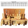 Schachspiele 4 Königinnen Magnetisches Schach Holzschachspiel Internationales Schachspiel Holzschachfiguren Faltbares Holzschachbrett Geschenkspielzeug I55 230615