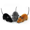 Electric/RC Animals 8 Colors RC Electronic Mouse Pet Cat Toy Remote Control Wireless Simation Plush For Kids Toys Drop Delivery Gift Dhelk