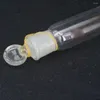 Tubo de centrífuga inferior cónico de vidrio de laboratorio de 100 ml escalado con mercancías de tapón