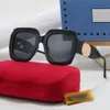 Óculos de sol de grife de luxo, moda feminina e masculina, óculos de acetato de grandes dimensões, óculos de presente clássicos e casuais, sombreamento de praia, proteção UV com caixa 8355