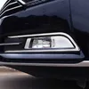 Passat B8 2016 2017 2018 2018 2019カースタイリングフロントフォグライトブライトストリップ装飾カーステッカーバリアントフロントバンパーグリル