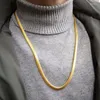 Chains 6mm 24.8 Inches Gold Color Hip Hop Chain Necklace For Men Women Herringbone Jewelry Gift