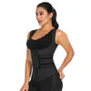 Women's Shapers Women's WonderBeauty Latex Waist Trainer Vest Corset High Compression Women Zipper Body Shaper Underbust Cincher Girdle