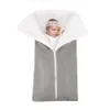 Sacs de couchage nouveau-né épaississement hiver sac tricoté Swaddle couvre-pied enfants bébé