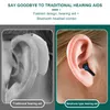 Fornitura per la cura dell'orecchio Apparecchi acustici Bluetooth Ricaricabile Wireless Mini Inner Ear Hearing Assist Amplificatore audio invisibile Ear Care Aid Drop 230613