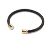 Vente en gros chaude Bracelets en cuir bracelets de charme mode boucle magnétique taille 17/19/21 bijoux de haute qualité unisexe femme homme bracelet bracelet de créateur en gros