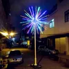 Decoração de jardim ao ar livre Luz de fogos de artifício LED Árvore de Natal 20 peças Ramos Lâmpada de paisagem colorida em mudança