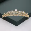 Sen Xian Mei Bande De Cheveux De Haute Qualité Ornement De Cheveux De Zircon De Mode Plein Diamant Couronne De Mariée Ornement De Cheveux Baroque Tête Couronne Robe De Bal Accessoires