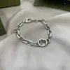 Designer GGity Charm Luxus Armbänder Doppel G Modeschmuck Frauen Kette Metall Armband Perle für Frau Ketten onjh