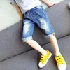 Shorts IENENS Kids Fashion Baby Boys Summer Denim Pants Jeasn Clothes Children Boy Casual Elastic Waist Short Trousers Clothing 230613