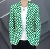 Mens Suits Fashion Designer Blazers Man Classic Casual Floral Print Luxury Jacket långärmad slemdräkt rockar