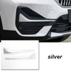 New for X1 F48 2020 2021 Styling Accessories Front Fog Lights Lamp Strips Trim Cover Stickers Air Intake Grille Modification