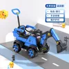 ZL Excavator Toy Car Children kan sitta fjärrkontroll Electric STORT ENGINENGITY BIL