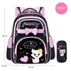 Backpacks Korean Primary PU leather School Bag Fashion Cute Girls With Cat Orthopaedic Waterproof Backpack 230613