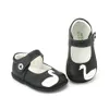Sneakers tipset varumärke Kvalitet äkta läder sömmar barn barn skor för pojkar och flickor 2023 vårens höstens ankomst Swan 230613