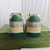 suola spessa Sneakers Screener scarpe casual da donna da uomo pelle vintage tela Web verde e arancione designer abbigliamento sportivo retrò di lusso 11