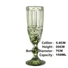 Verres à vin 150Ml 13Design Coupe en verre en relief Tasses à boire Jus de ménage Champagne Couleur épaissie pour la fête Goblet Drop Delivery Ot2Jd