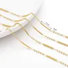 Bead Chains for Diy Necklace Bracelet Jewelry Making Supplies Kits Caterpillar 14k Gold Plated for Adults Materials Accessories Findings & Components