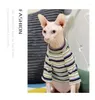 Cat Costumes Sphynx Ubranie bawełniane oddychające do włosów na odzież Cornish Rex Devon Peterbald Knnis Abbey