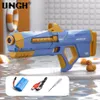 Gun Toys Ungh Automatic Water Gun Summer Beach Toys Induction Water Absorbering Electric High-Tech Burst Water Gun Outdoor Pools Fun Gift 230613