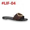 Slippers 2023 desinger slippers slide thong sandal brown leather letters sandals women slipper men slides waterfront womens 3541 with box and dust bag LI J230614